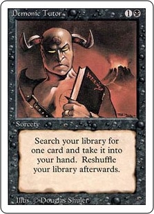 Demonic Tutor Revised Edition